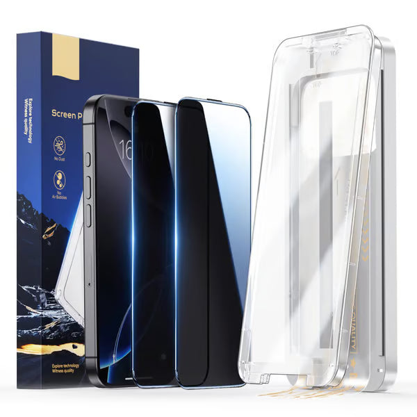 Only $7.99-📱2025 New Upgraded Screen Protector For iPhone --Dust Free Without Bubbles