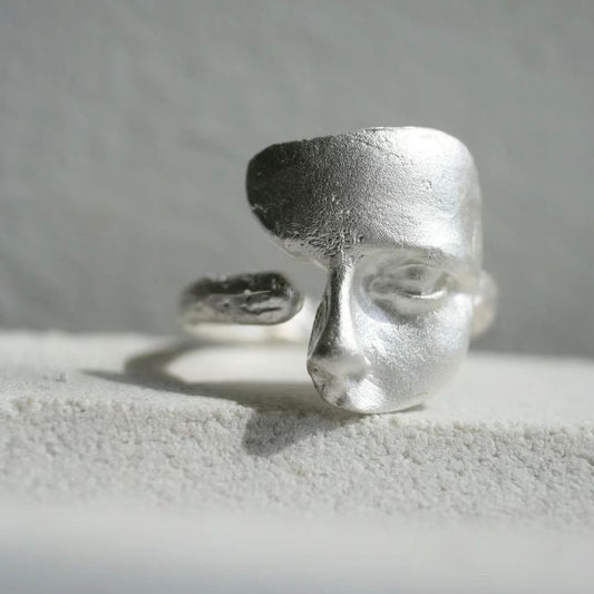 💍Creative Frosted Mask Rings / Unique Gifts