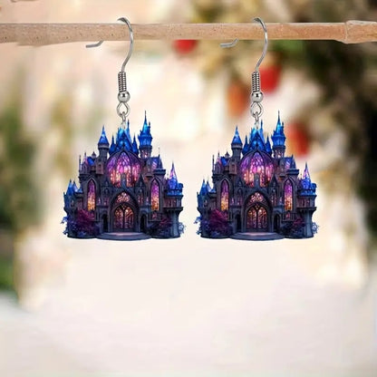 🏰Elegant Castle Drop Earrings