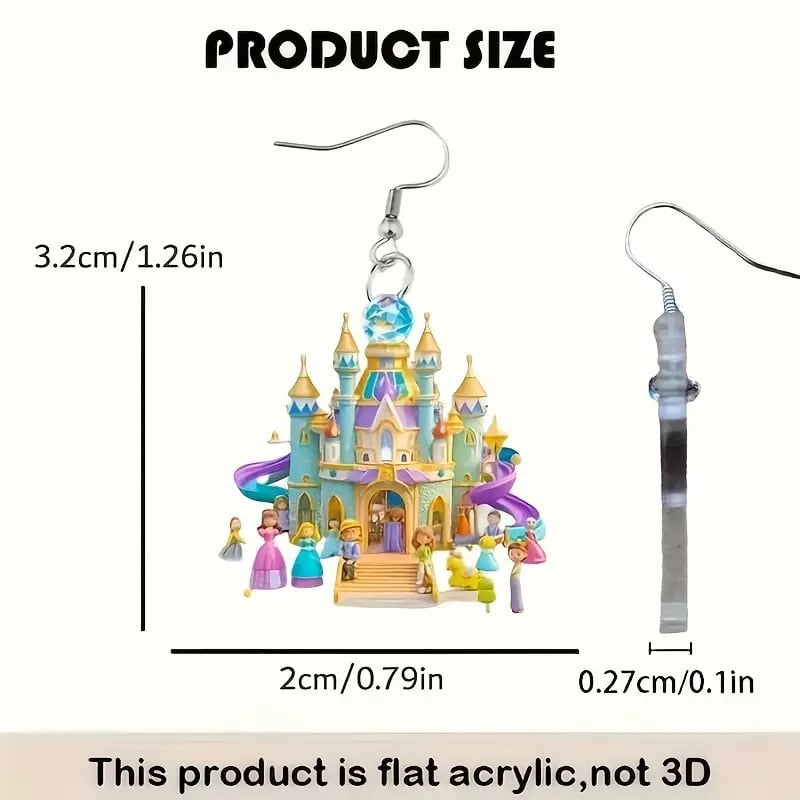 🏰Elegant Castle Drop Earrings