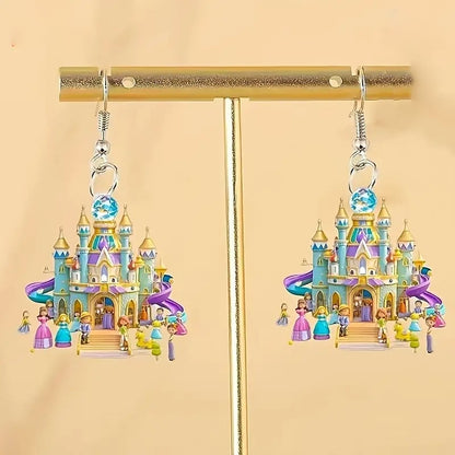 🏰Elegant Castle Drop Earrings