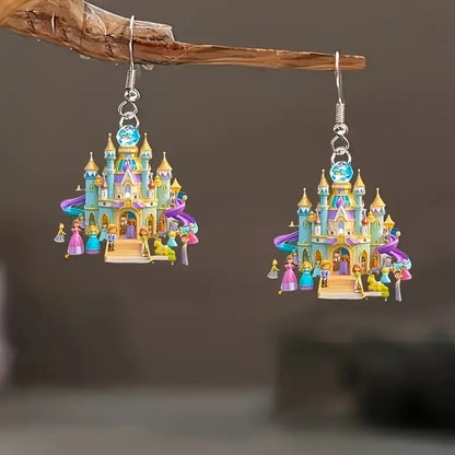 🏰Elegant Castle Drop Earrings