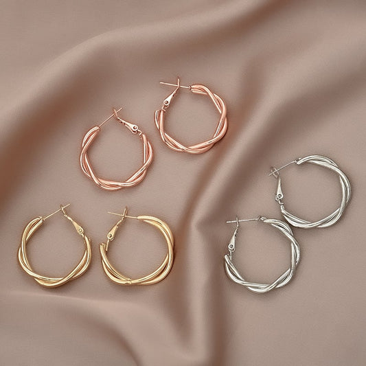 ➰Creative Twisted Hoop Earrings